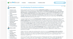 Desktop Screenshot of da.yourwebdoc.com